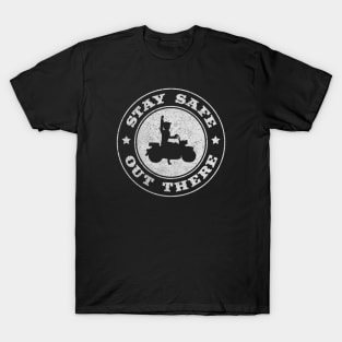 Fantastic Mr Fox - Motorcycle - Stay Safe Out there T-Shirt